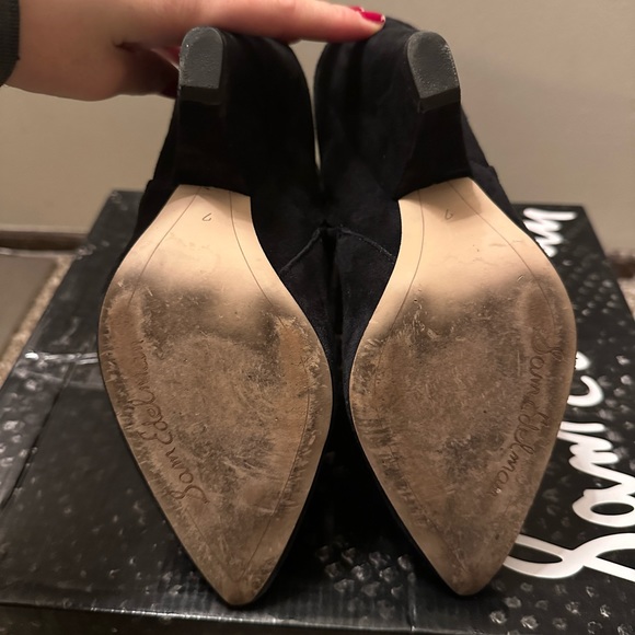Roden | Black Suede Ankle Boot | Sam Edelman - Picture 3 of 3